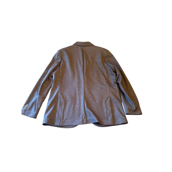 NWT Con.Struct Silvadur Slim Fit Knit Stretch Blazer XL Black Polyester Spandex - Picture 8 of 8